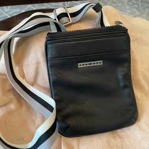 Hugo Boss Leather Messenger